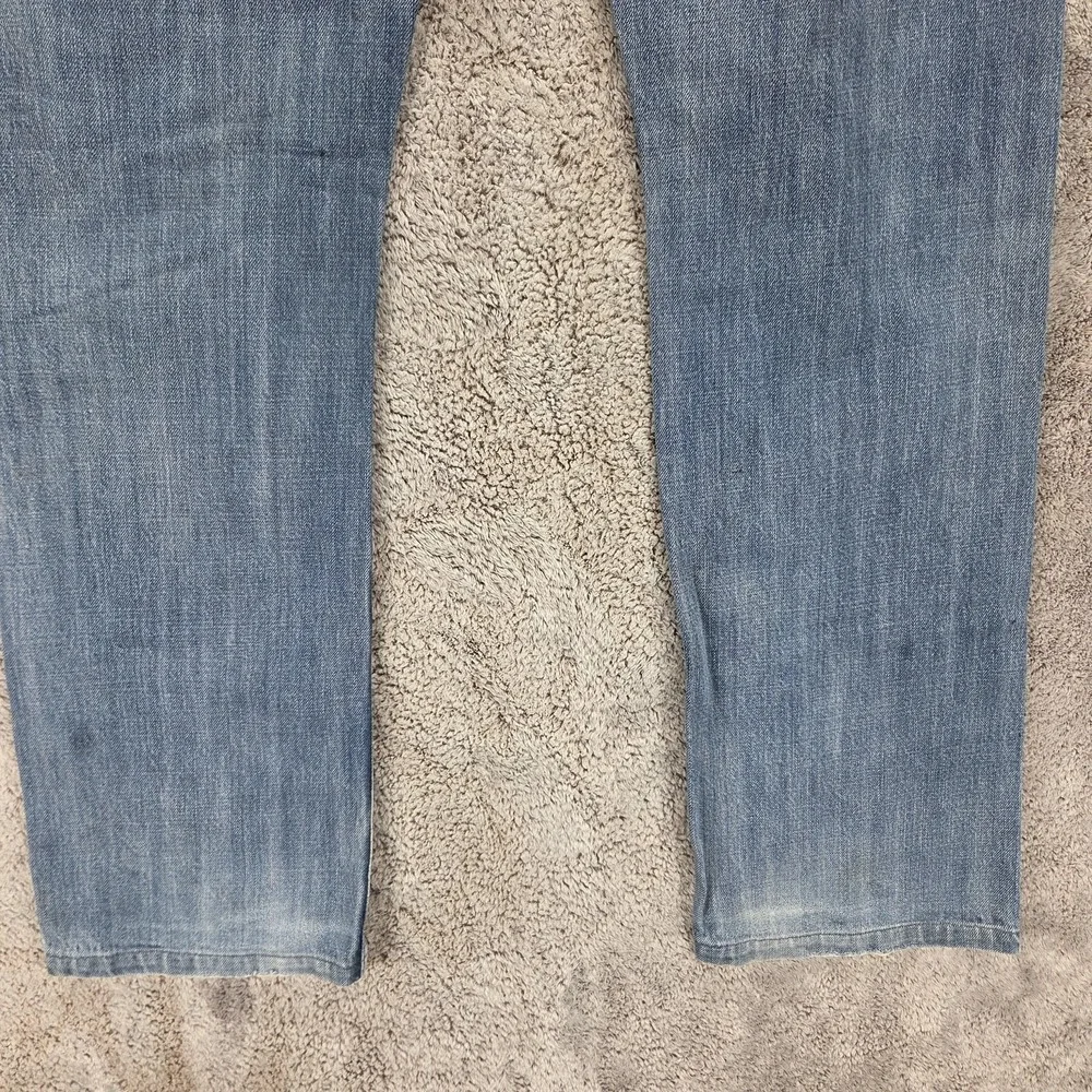 Diesel Jeans Mens 31x32 Blue Viker Regular Straight Made Italy Altered Hem 0R70N
